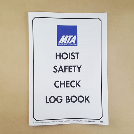 S33 - Hoist Safety Checklist & Log Book